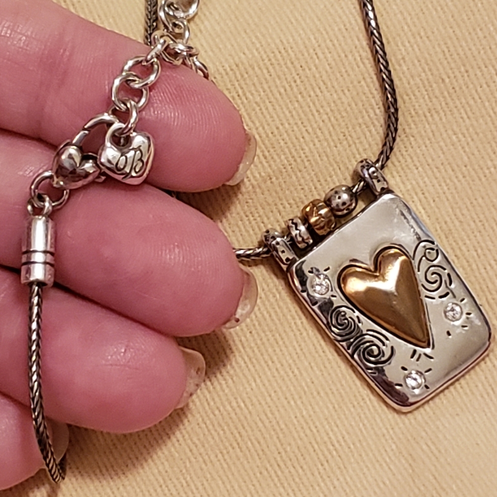 BRIGHTON Two-Sided Necklace with Swarovski crystals